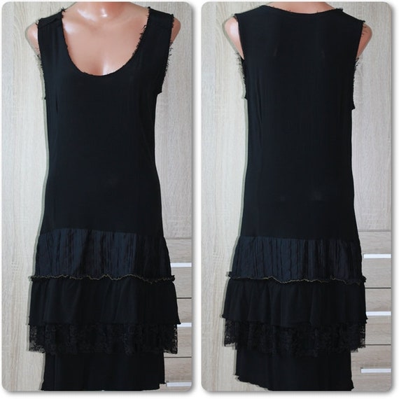 Sleeveless Black Vintage Style Dress Gothic Style Rich & Royal | Etsy
