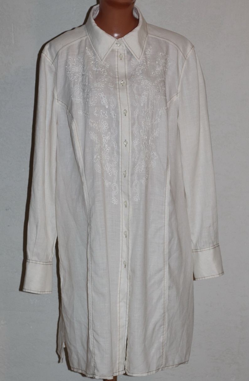 Luisa Cerano Women's Linen Blend Shirt Dress In Moss Green 738694 3716 Col 3432