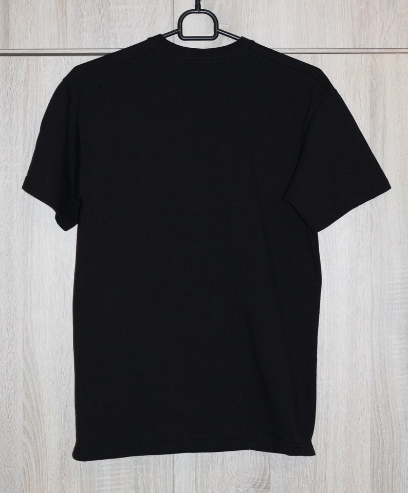 Vintage Black T Shirt Lappland Finland Reindeer Print Size S/M Unisex ...