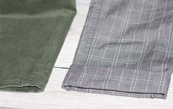 Two Tone Reconstructed Multipocket Jeans Upcycled… - image 10