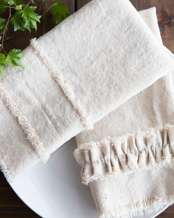 Rustic Dinner Napkins 18x18 Etsy
