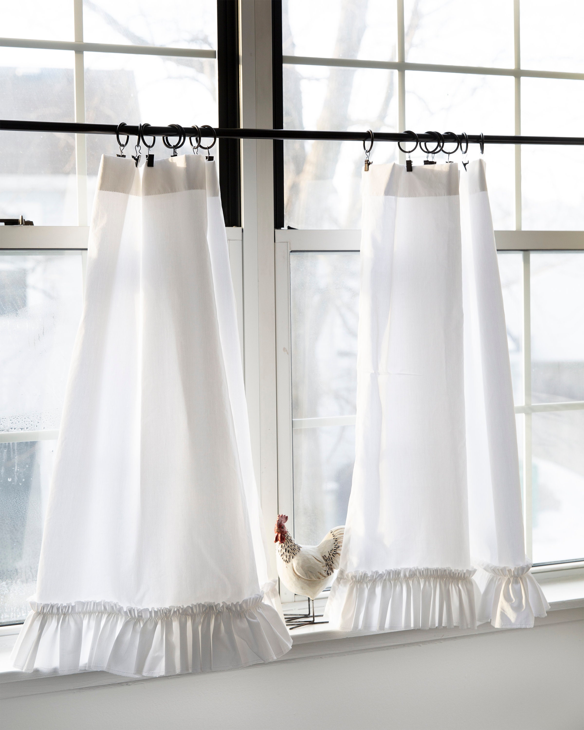 Cafe Curtains Farmhouse Kitchen Curtains Bathroom Curtains Etsy