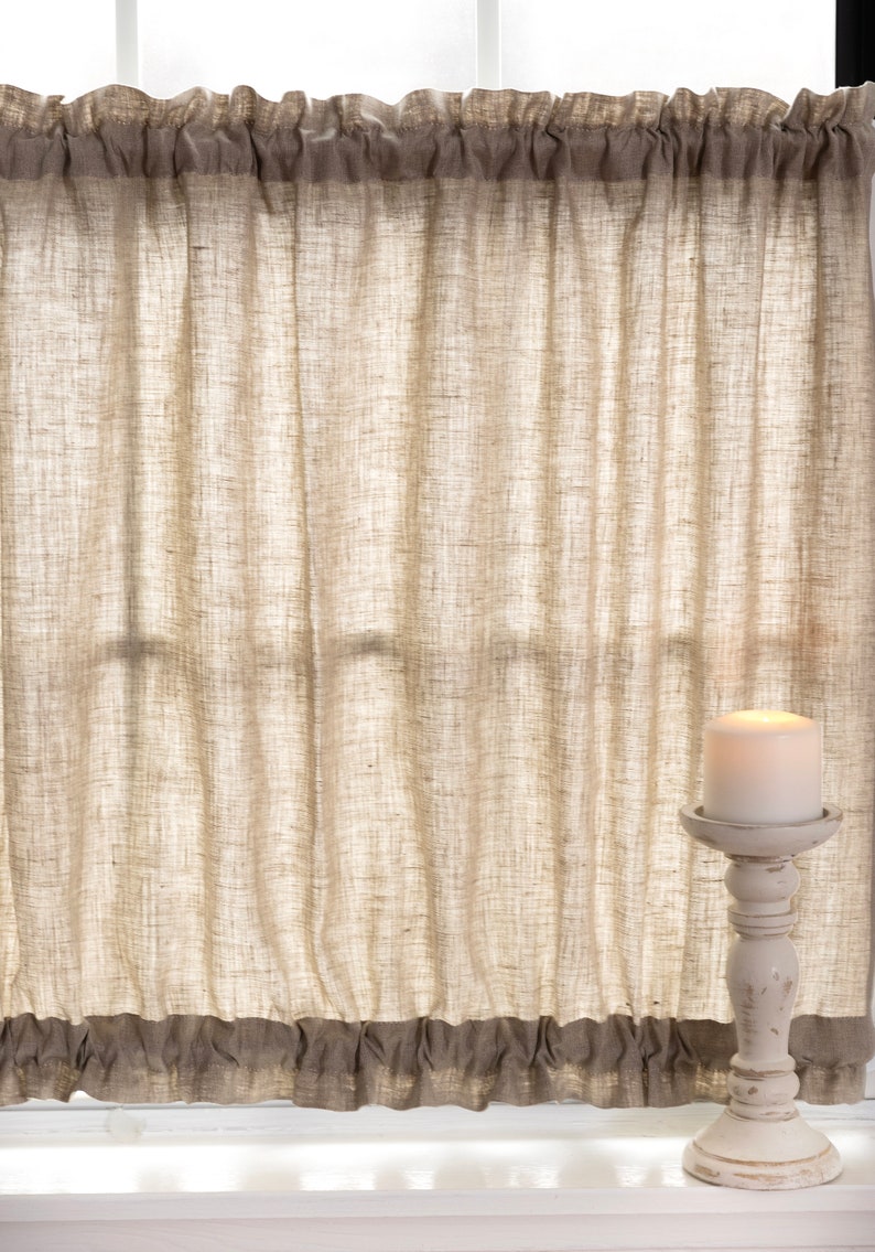 DaintilyDecor Cafe Curtain - Thumbnail 4