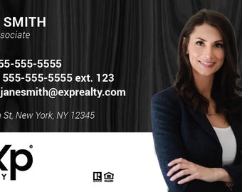 1000 eXp Realty Business Card - 14PT Gloss Cover