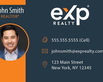 1000 eXp Realty Business Card - 14PT Gloss Cover