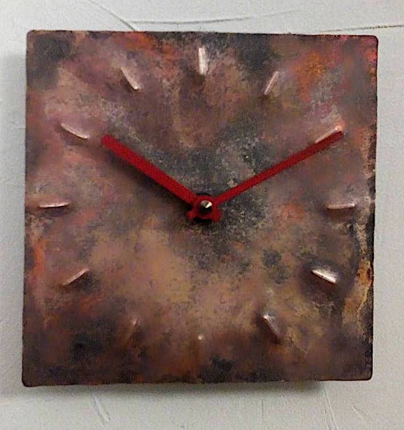 Small Wall Clock Home Decor Original Clock Hand Made Clock Etsy