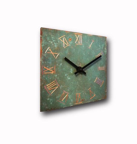 Kleine turquoise klok originele klok - Etsy België