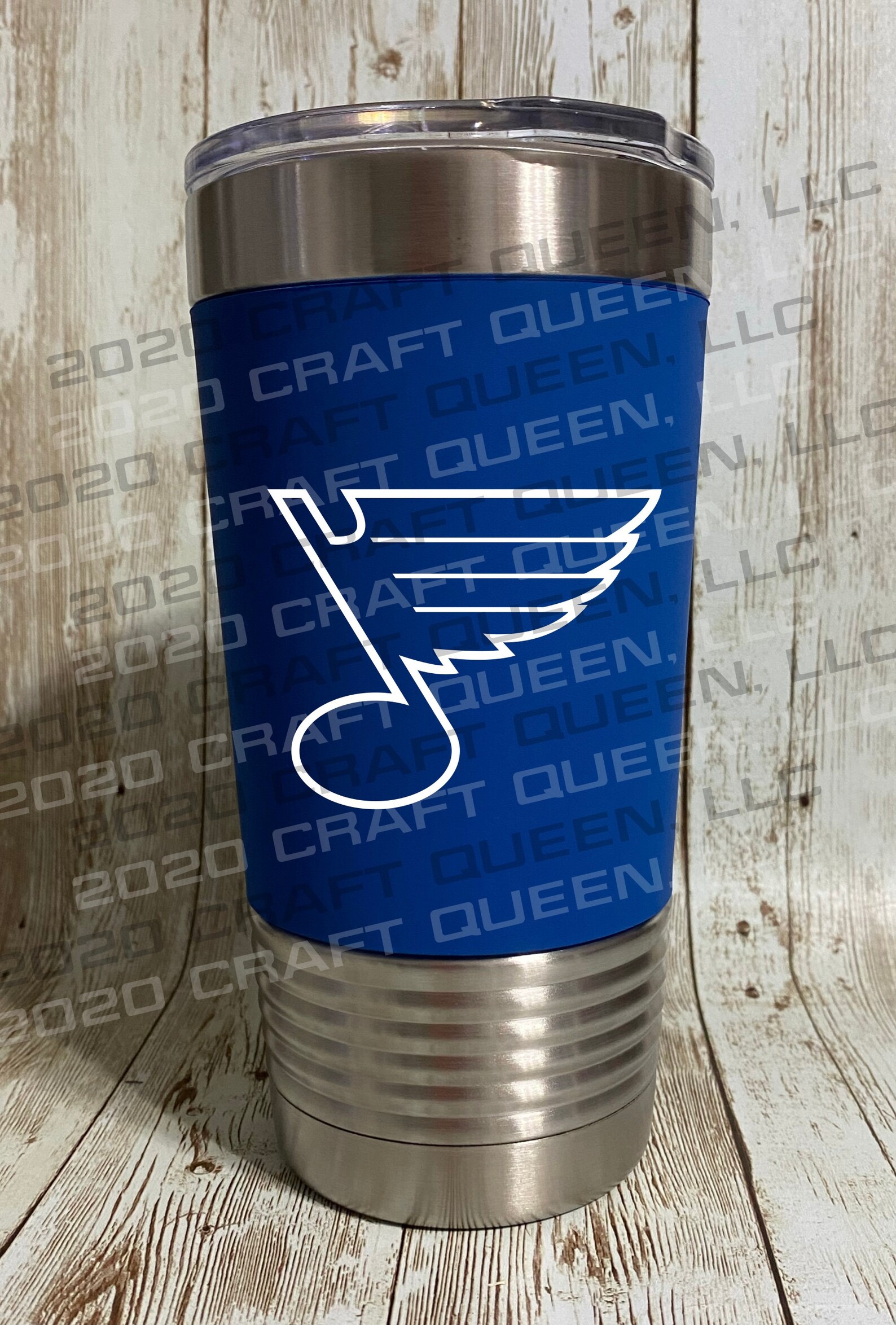 Blues Inspired Stanley Cup 20 oz. Engraved Stainless Steel Etsy