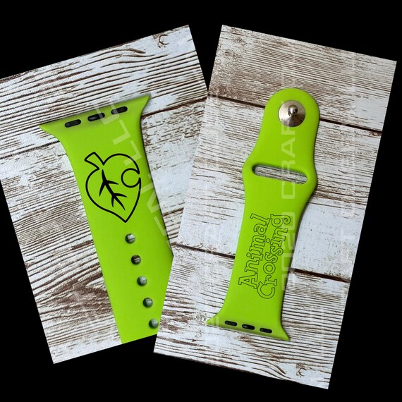 Animal Crossing Leaf Watch Band Apple Samsung Fitbit Etsy