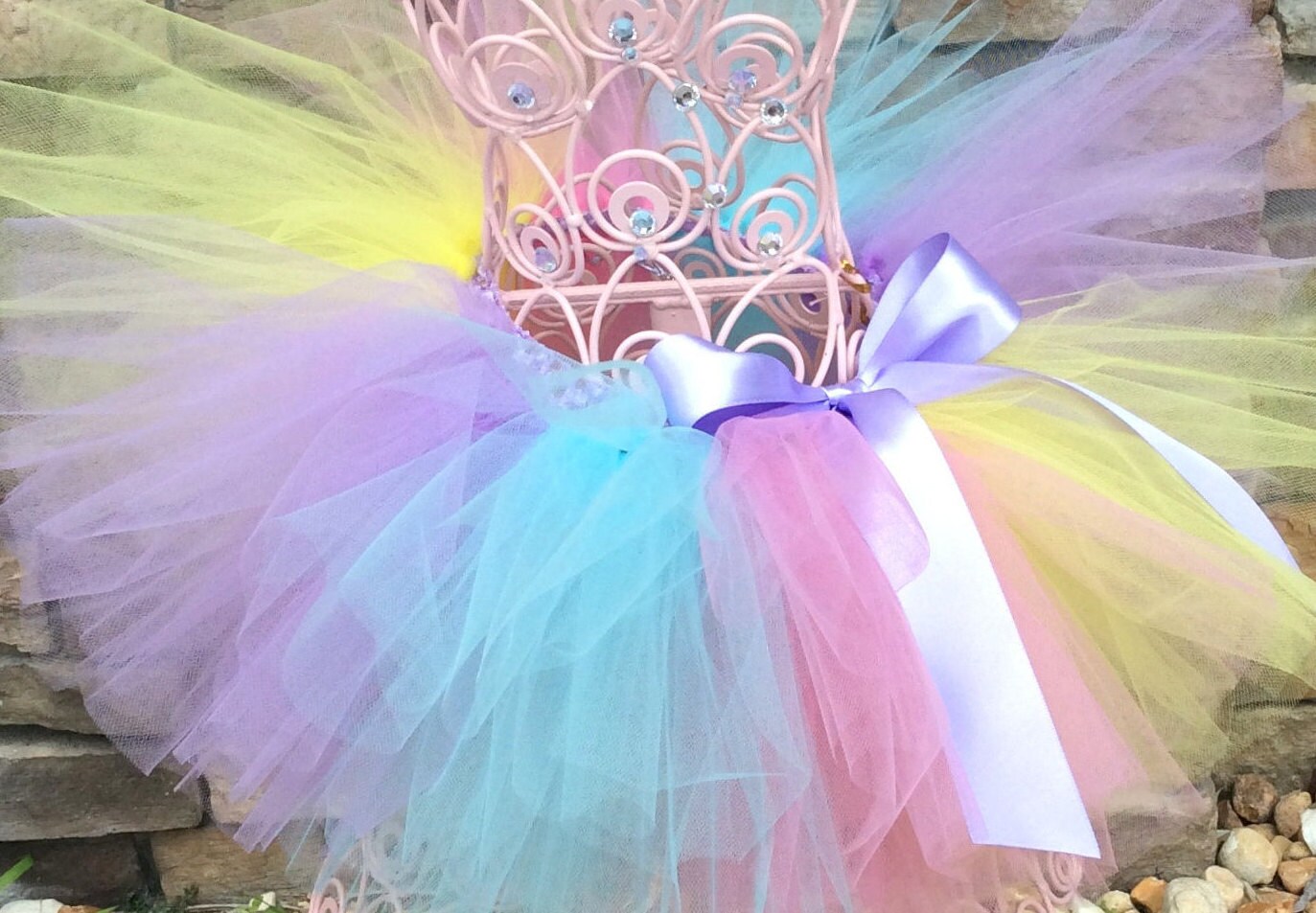 rainbow tutu baby