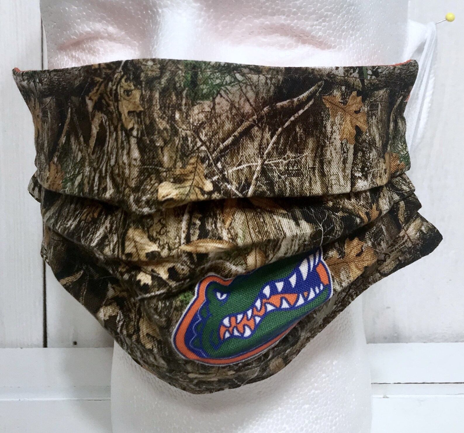 Gators Camo Face Mask Cotton Face Mask Washable Face Mask Etsy