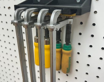 Dovetail Track Clamp Wall Rack - Microjig Matchfit Clamp Storage