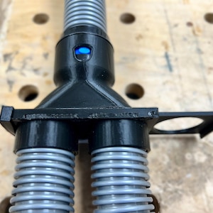 Cen-Tec Y Splitter Blast Gate Adapter for Dust Collection Hose - Quick Connect Shop Vac and Power Tool Adapter