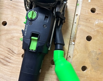Manguera de recolección de polvo Festool Domino con puerto para polvo a 1,75" de diámetro exterior