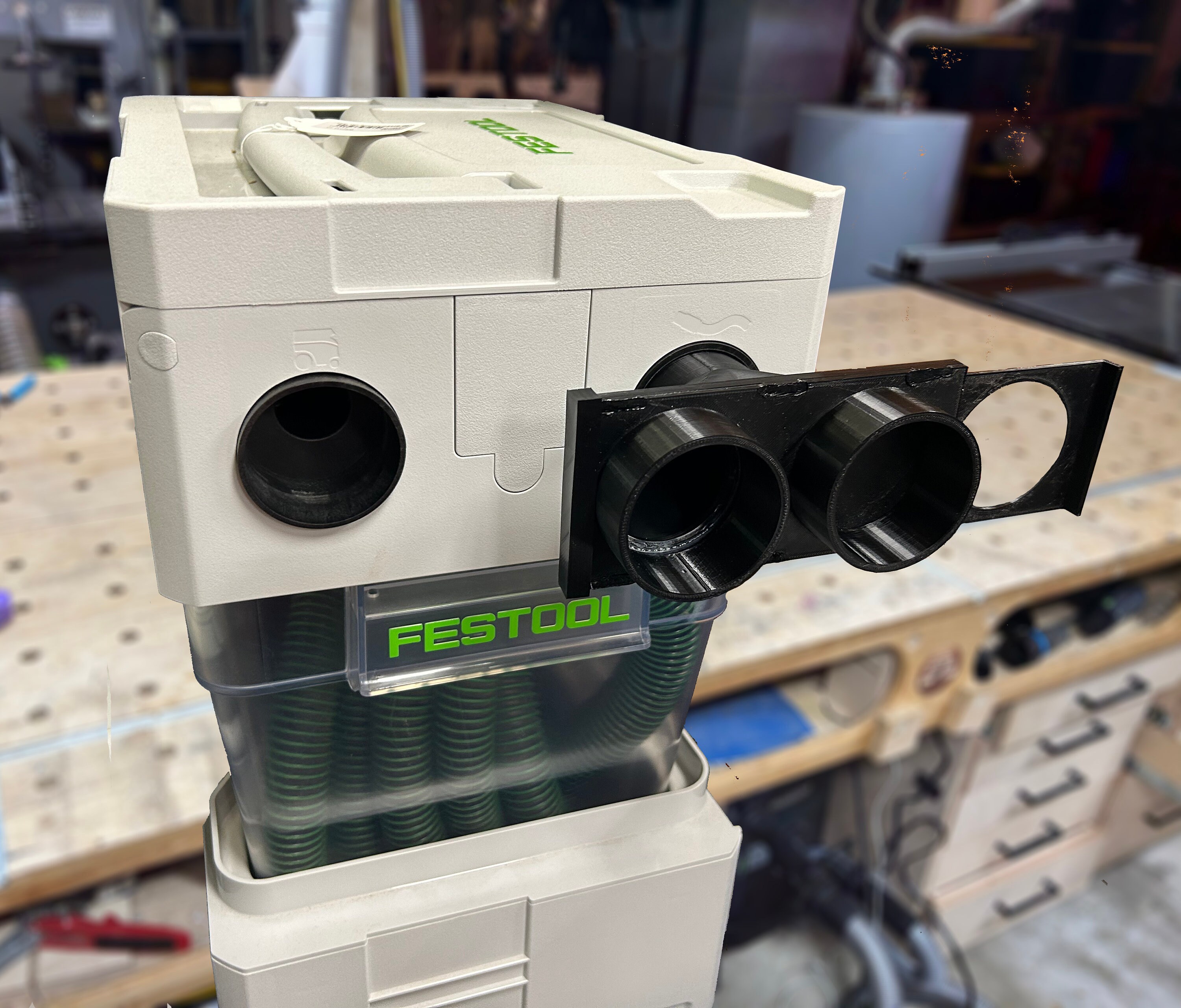 Festool Extractor Parts Festool Dust Extractor Y Splitter Blast Gate Adapter - Shop Vac, Dust ...