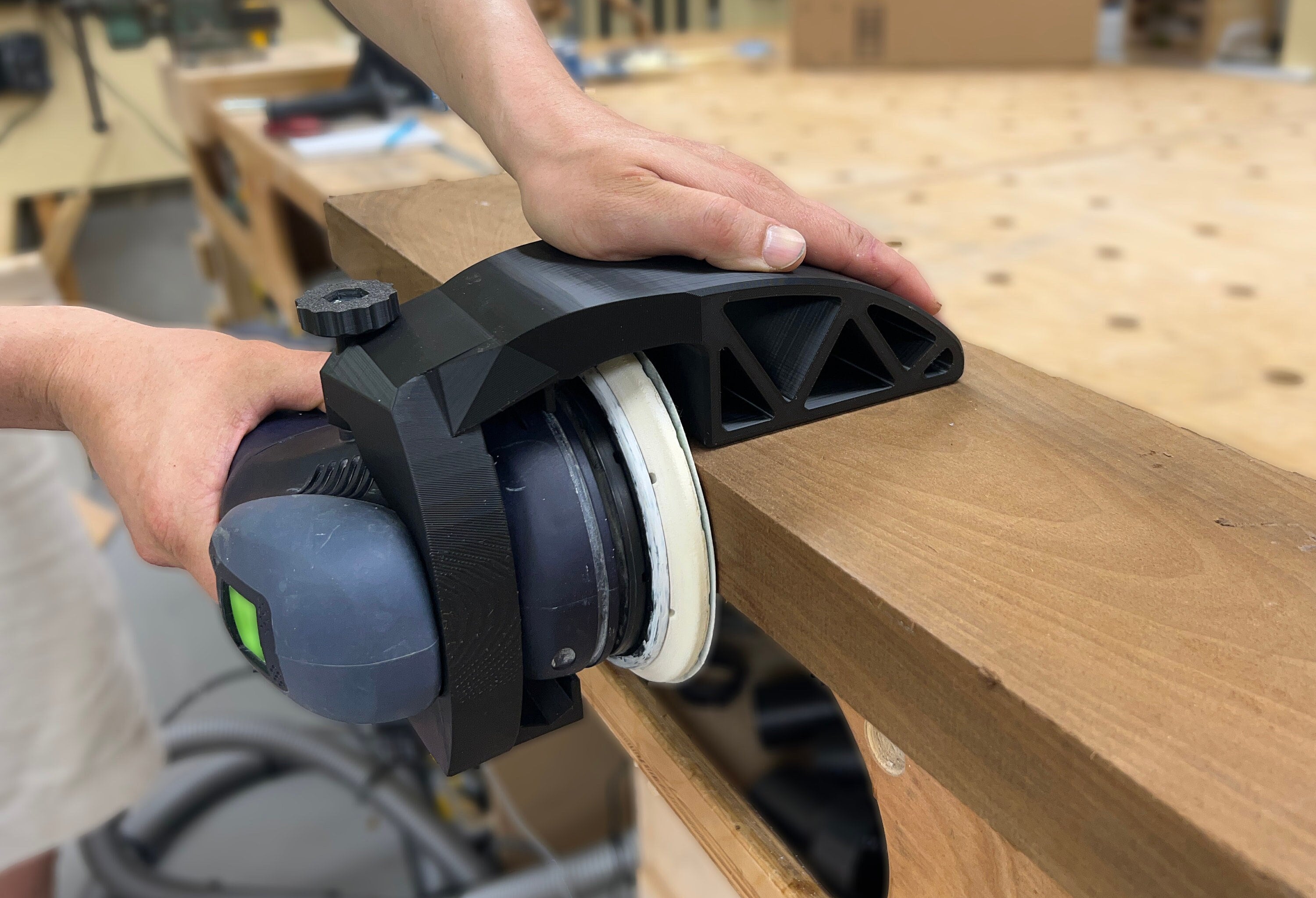 Festool RO 150 FEQ Edge Sanding Guide - Rotex RO150 FEQ 90 Degree Sanding