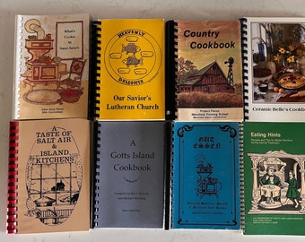 vintage cookbooks - various authors - Mansfield depot, Connecticut - Lenexa,  Kansas - Bethesda, Maryland
