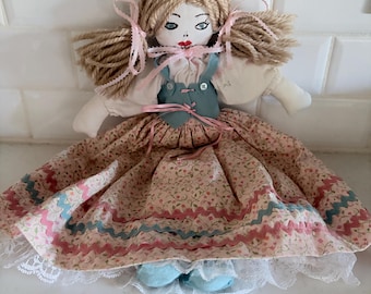 Vintage Handmade Doll 17 inches long