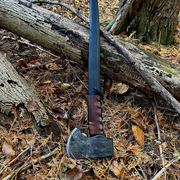 3lbs 32" Heavy Duty Woodsman Axe || Hand Forged