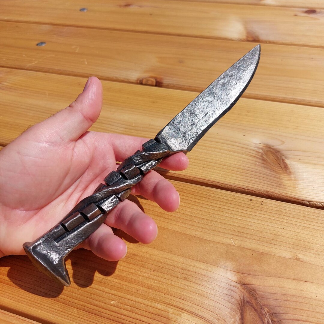 Railroad Spike Knife Letter Opener Collectible Cube Twist Pineapple