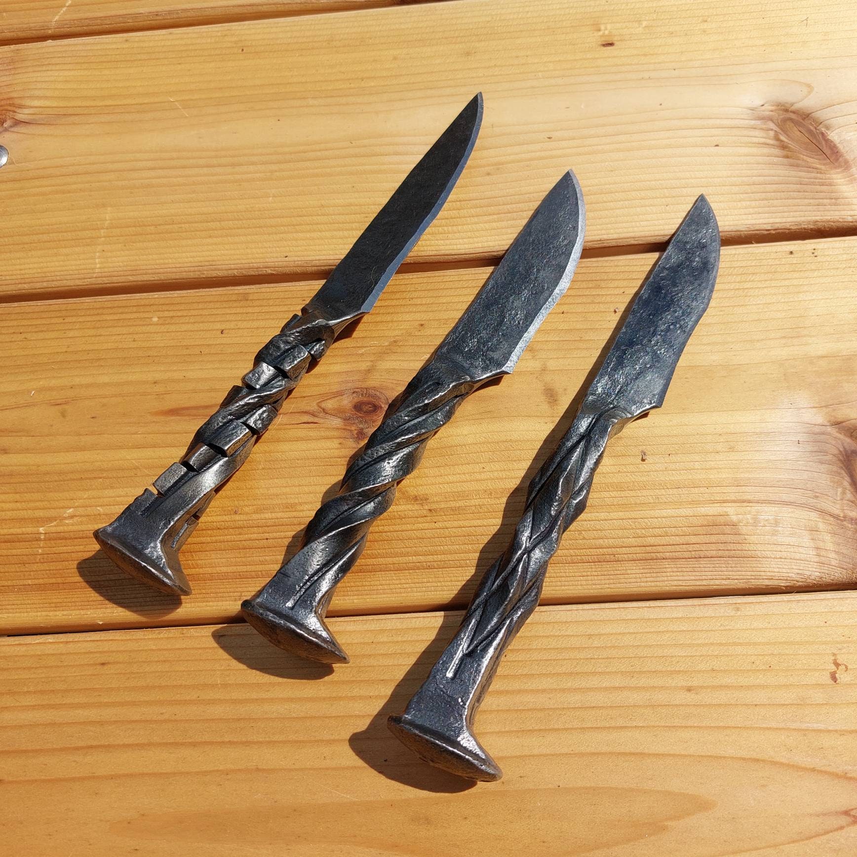 Railroad Spike Knife Letter Opener Collectible Cube Twist Pineapple