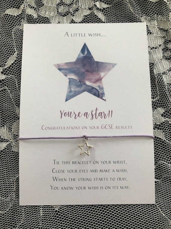 Congratulations Gcse Exam Results Wish Bracelet Exam Gift Etsy Congratulations Gcse Exam Results Wish Bracelet Exam Gift Etsy