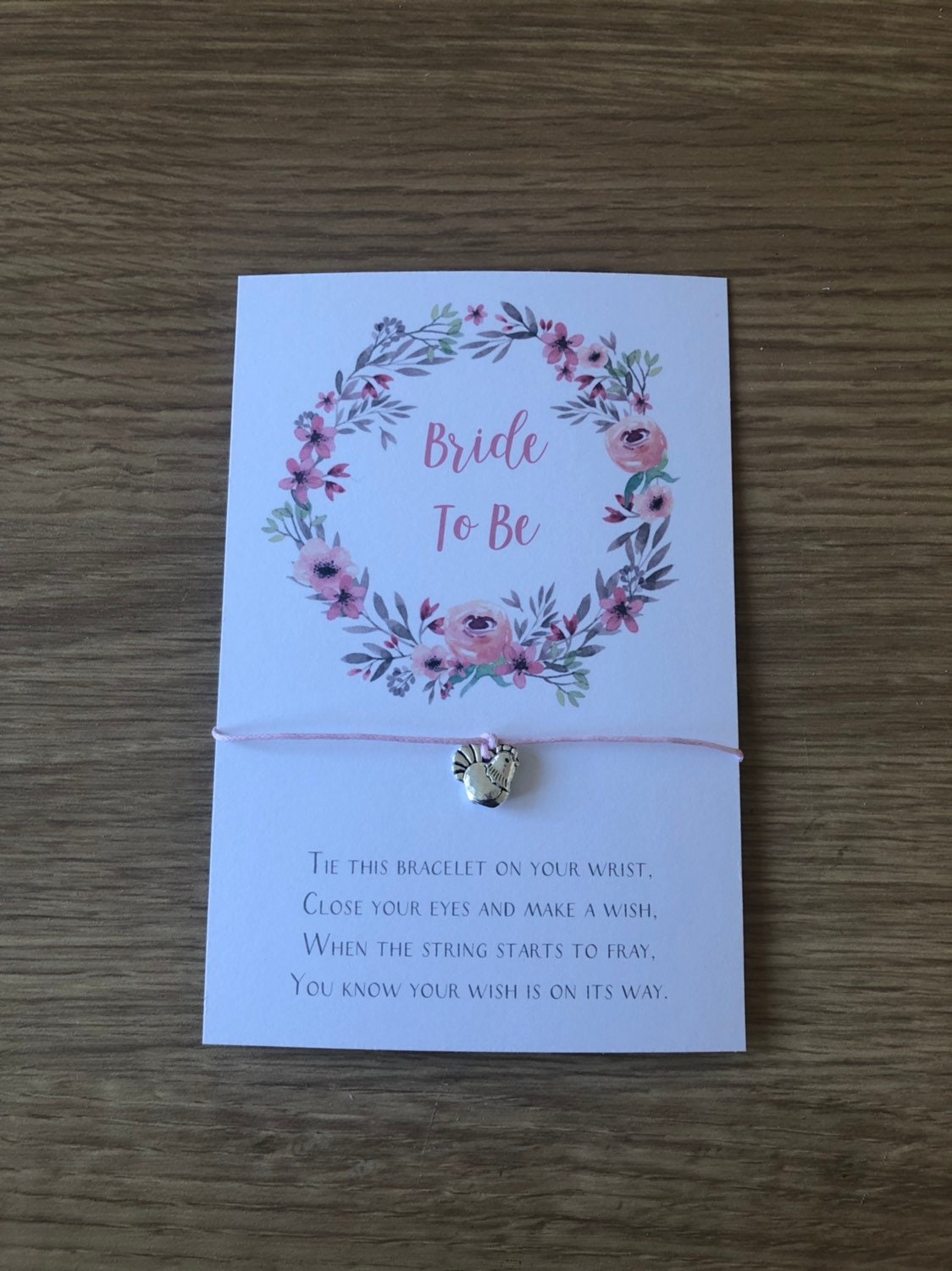 Hen party bridetribe 10pcs wish bracelet gifts personalised available 