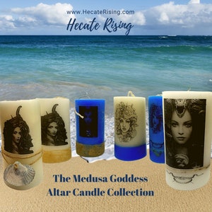 The Medusa Goddess Altar Candle Collection – Medusa Devotee Altar Candles