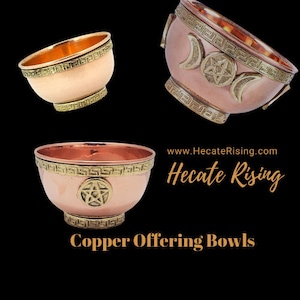 Copper Offering Bowl