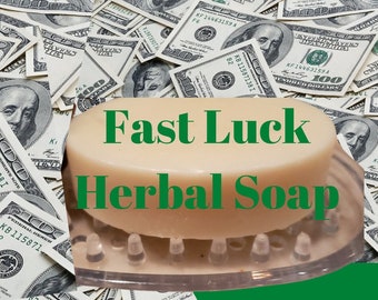 Fast Luck Soap -- Made by Hand with essential oils and herbs