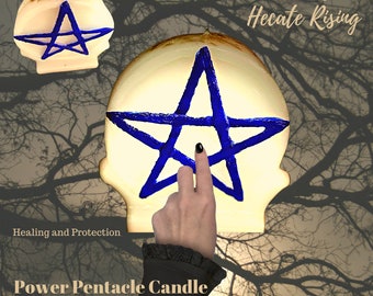 Power Pentacle Candle