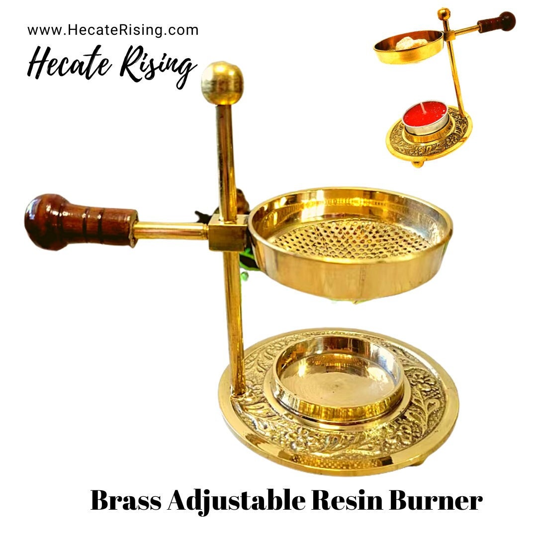 Brass Adjustable Resin Burner Loose Incense Burner No Etsy