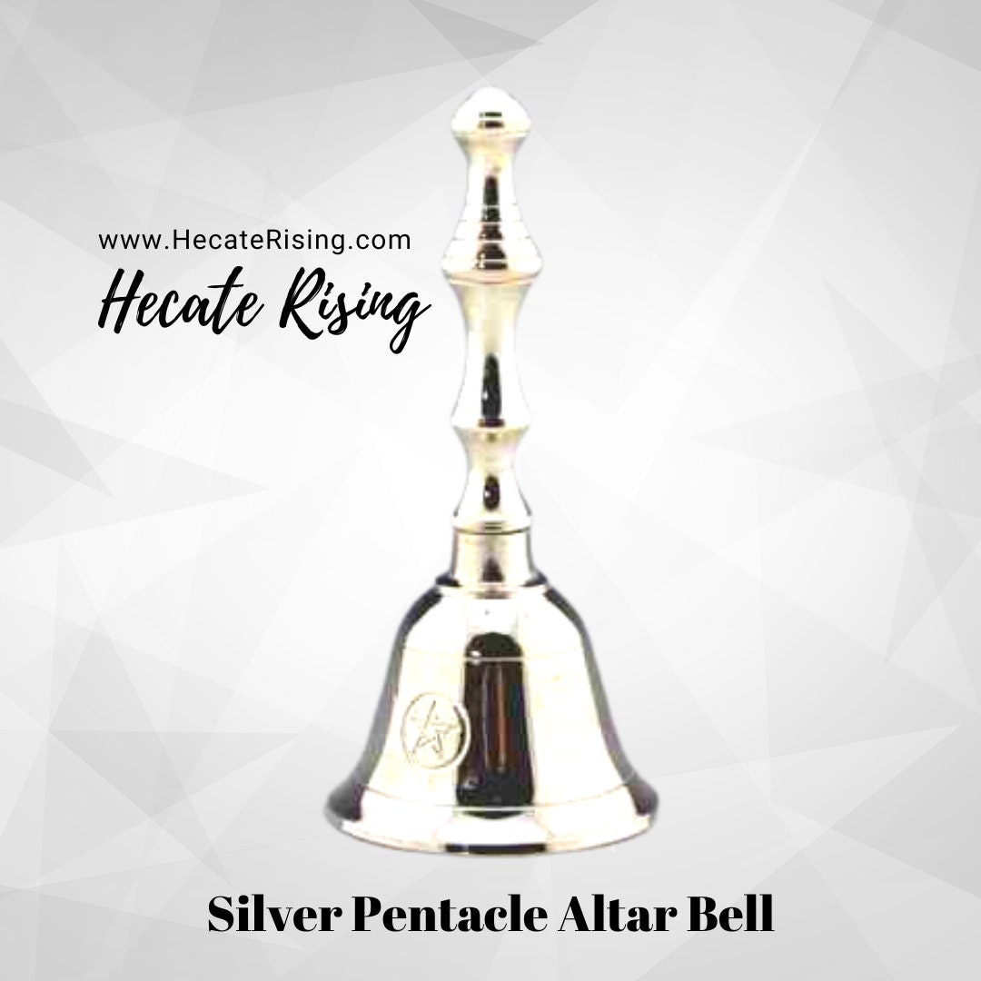 Pentacle Altar Bells Altar Bells silver Bellsbrass Bellswiccan