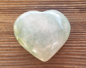 NATURAL GREEN AVENTURINE Gemstone Puffy Heart 50-60mm