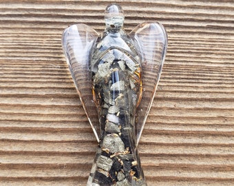 2 INCH PYRITE Orgone Gemstone Angel