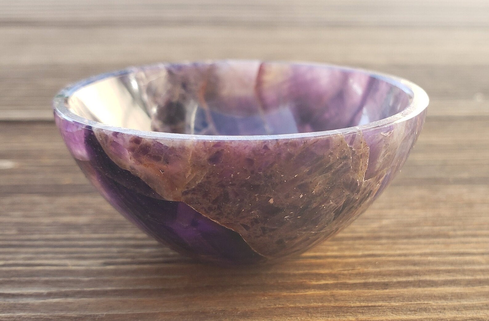 AMETHYST BOWL Natural Stone Hand Carved Gemstone Bowl 31 Etsy