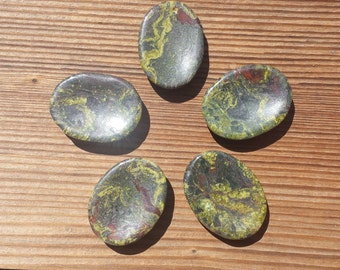 DRAGON STONE Worry Stone Natural Stone Hand Carved Gemstone Worry Stone