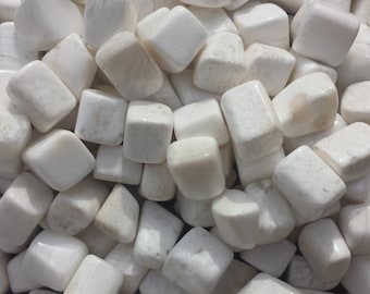 THREE (3) SCOLECITE TUMBLED Stones Medium/Large Natural Tumble Stones