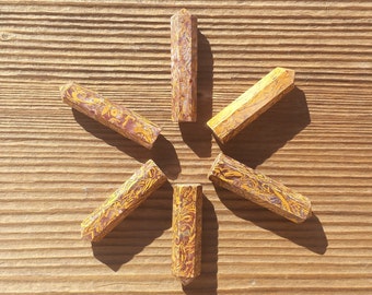 NATURAL CALLIGRAPHY STONE Single Terminated Gemstone Crystal Pencil Point (One)