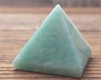 AMAZONITE natural medium gemstone crystal pyramid 27-30MM