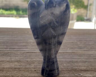 3" BLUE AVENTURINE ANGEL Natural Handcarved Stone Gemstone