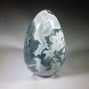 TREE AGATE EGG Natural Stone Hand Carved Gemstone Egg - Etsy