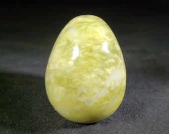 SERPENTINE EGG Natural Stone Hand Carved Gemstone Egg