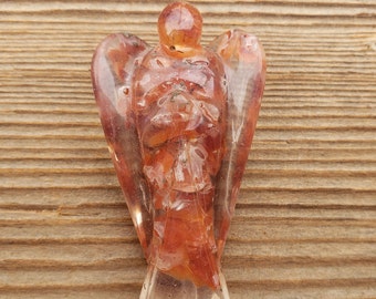 2 INCH CARNELIAN Orgone Gemstone Angel
