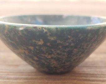 BLOODSTONE BOWL Natural Stone Hand Carved Gemstone Bowl [94]