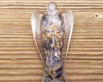 2 INCH IOLITE Orgone Gemstone Angel