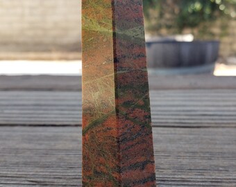 UNAKITE Gemstone TOWER crystal tower [20]