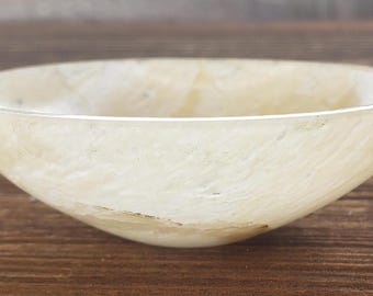 GOLDEN QUARTZ BOWL Natural Stone Hand Carved Gemstone Bowl [29]