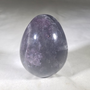 FLUORITE EGG Natural Stone Hand Carved Gemstone Egg