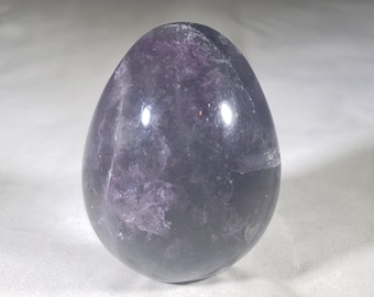 FLUORITE EGG Natural Stone Hand Carved Gemstone Egg